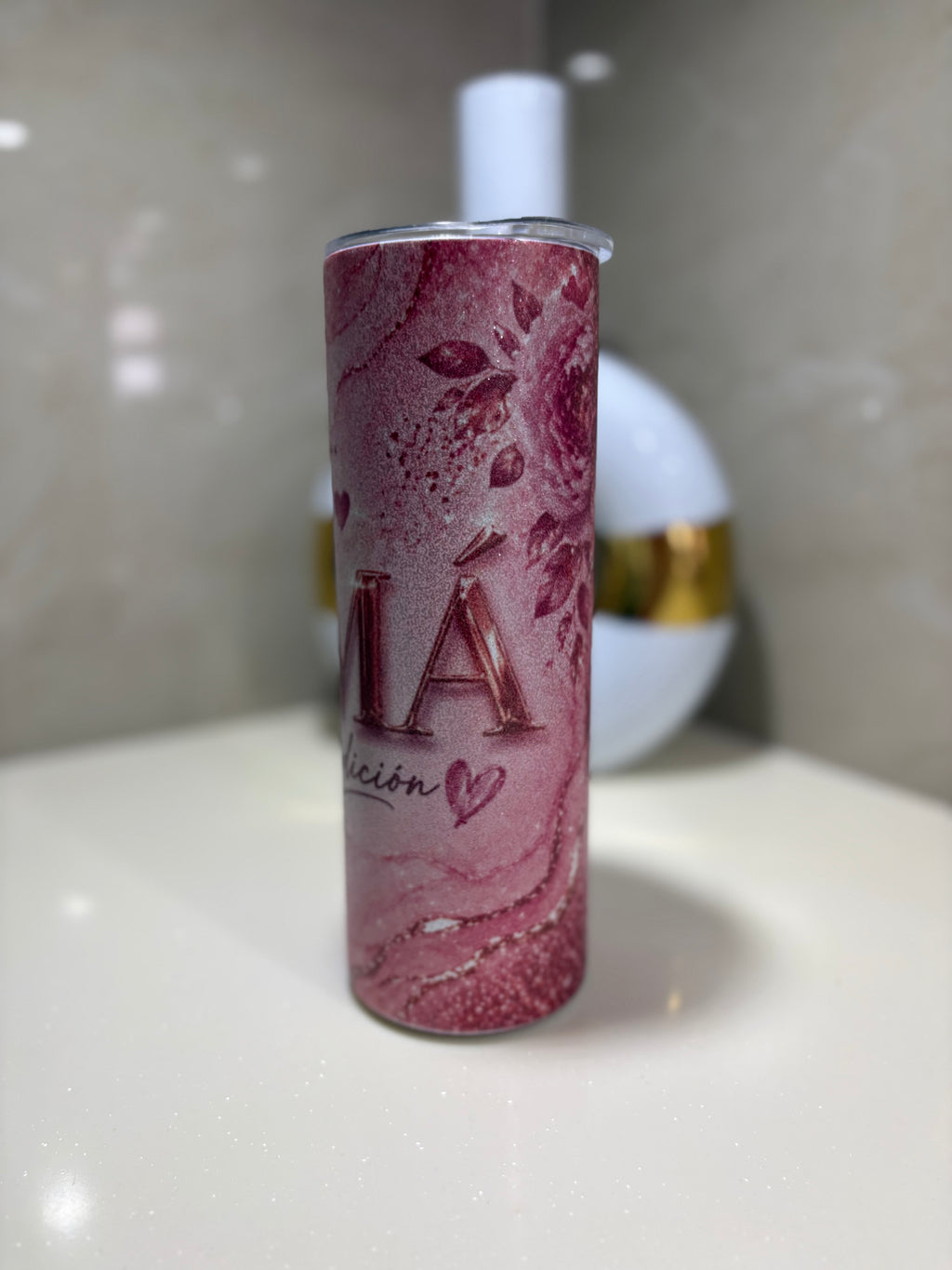 Vaso Skinny 20 oz “Eres mi Mayor Bendición” para Mamá
