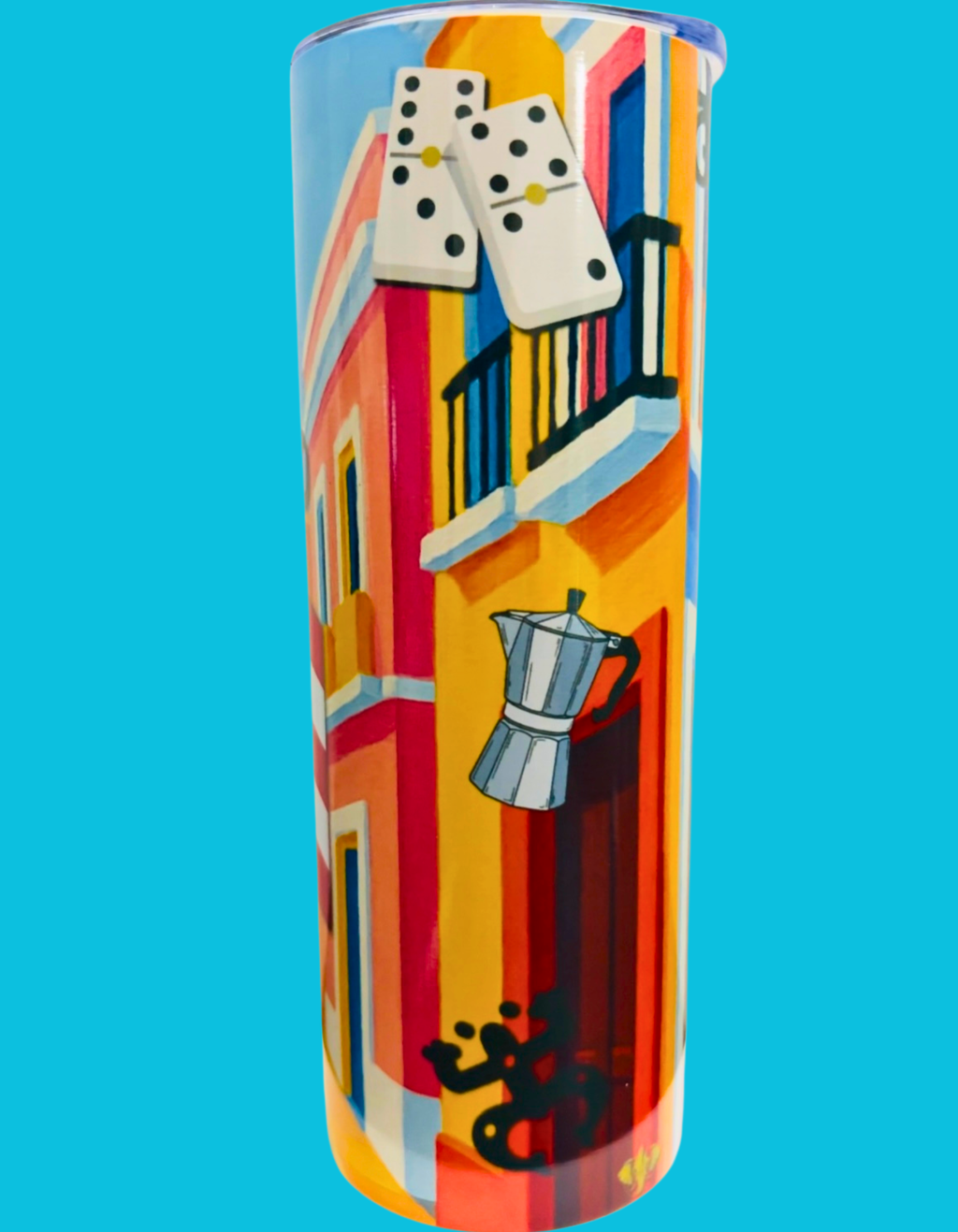 🇵🇷 Tumbler Puerto Rico – Edición Arte Boricua